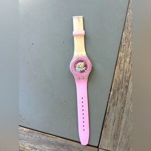 Swatch watch works well but no battery.